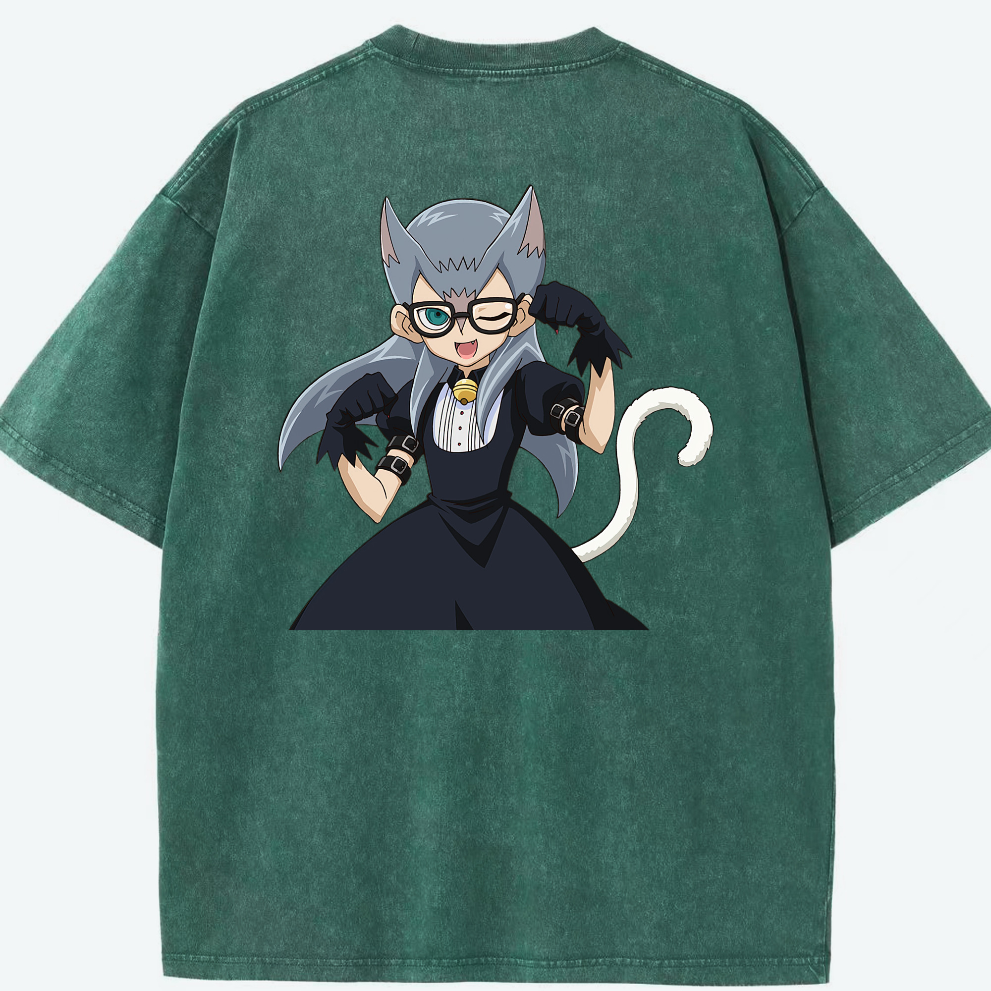 （画像用） 遊☆戯☆王 Yu-Gi-Oh! 綿100% ヴィンテージ風 半袖Tシャツ（背面プリント）
